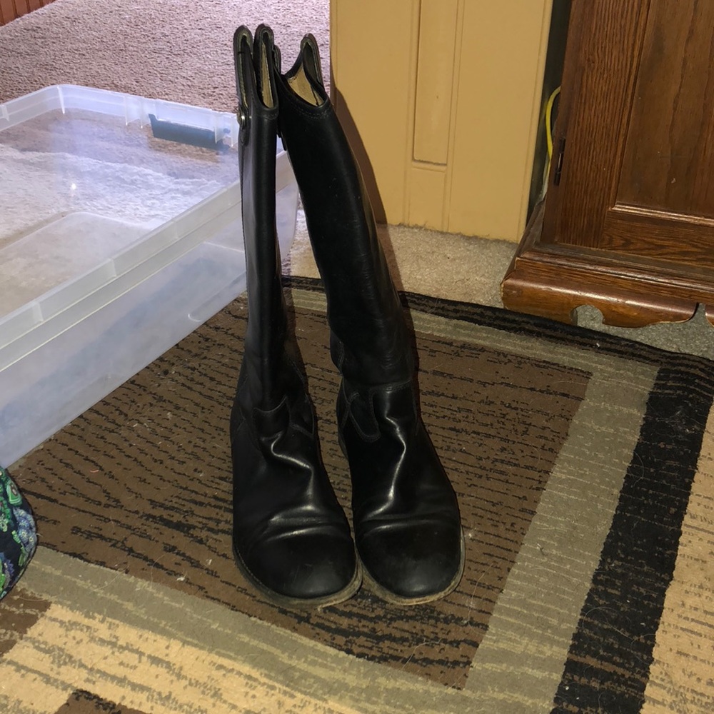 Black Frye 7.5-8 women’s high boots